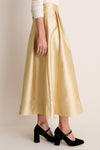 Gold Dupioni Kendall Skirt