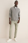 Men's Shadow Gray Cashmere Steve Quarter-Zip