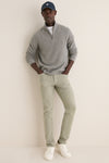Men's Shadow Gray Cashmere Steve Quarter-Zip