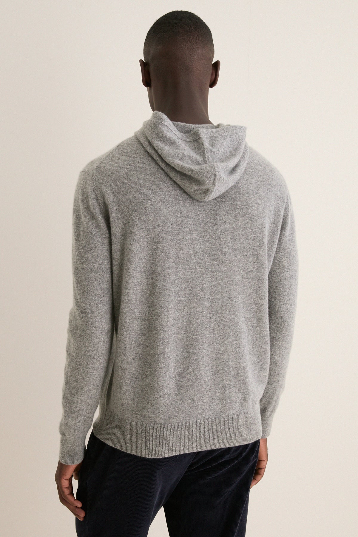 Men's Gray Cashmere Franklin Hoodie