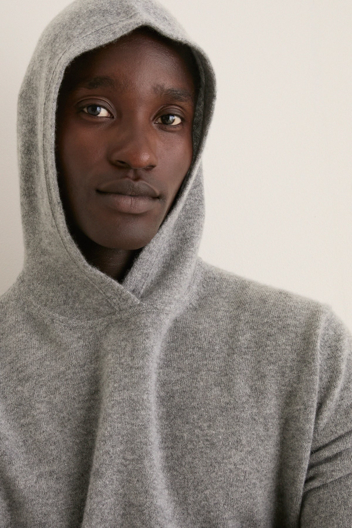 Men's Gray Cashmere Franklin Hoodie