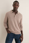 Men's Wheat Cashmere Penn Polo