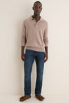 Men's Wheat Cashmere Penn Polo