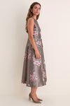 Tea Rose Jacquard Helene Dress