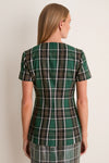 Park Plaid Short Sleeve Duke Top