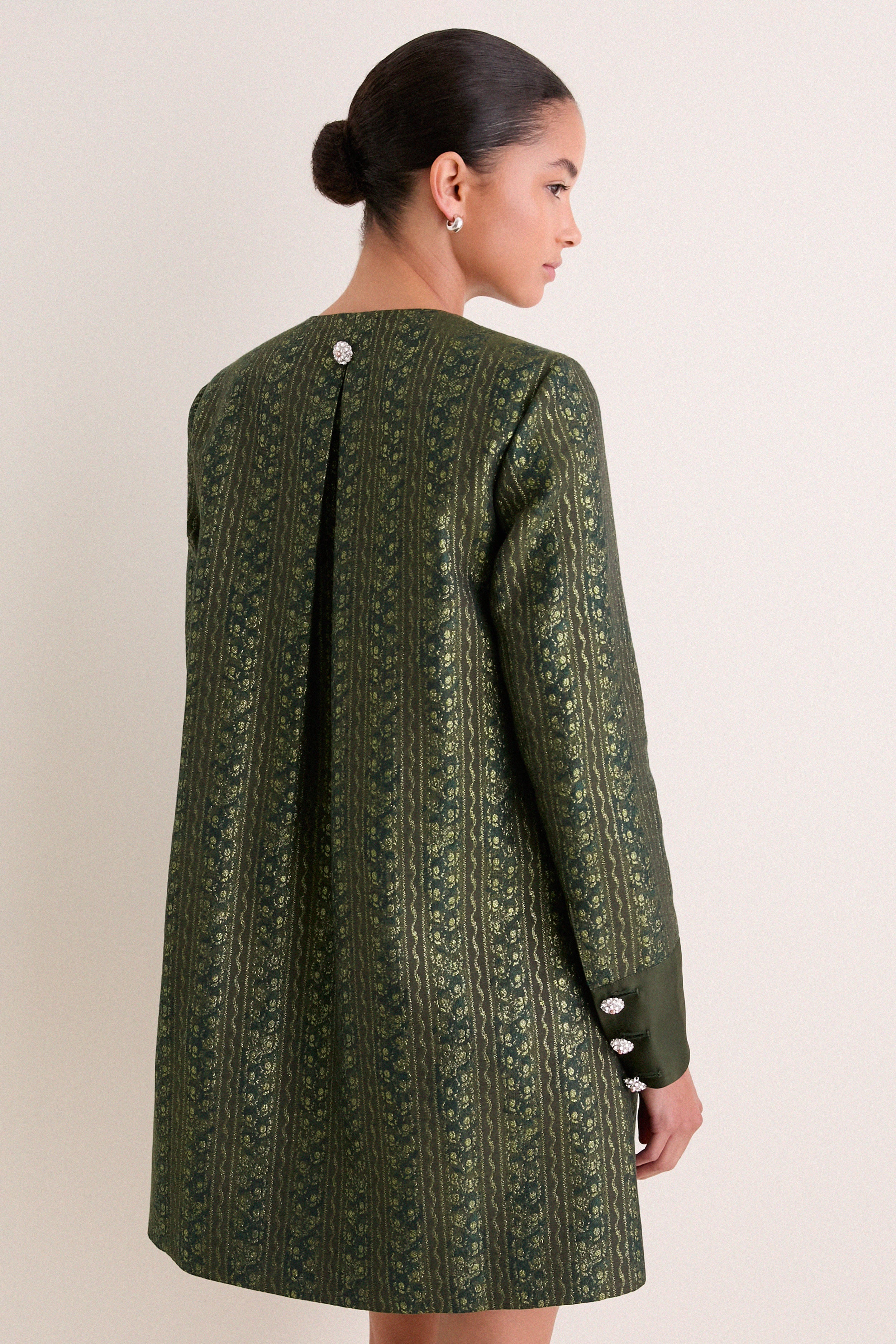 Vine Jacquard Francis Mini Dress | Tuckernuck