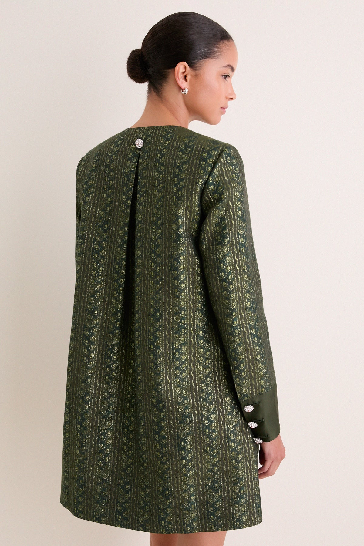 Vine Jacquard Francis Mini Dress