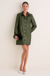 Vine Jacquard Francis Mini Dress