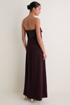 Aubergine Strapless Anita Dress