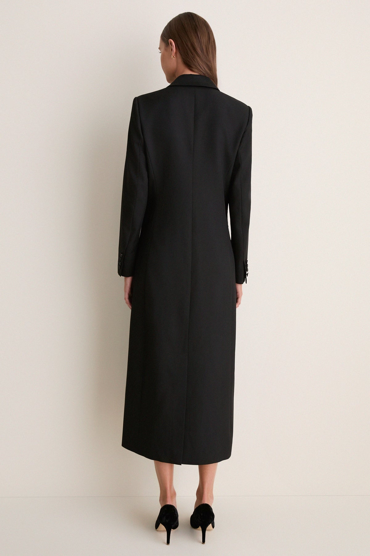 Black Candice Tuxedo Dress
