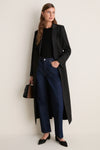 Black Candice Tuxedo Dress