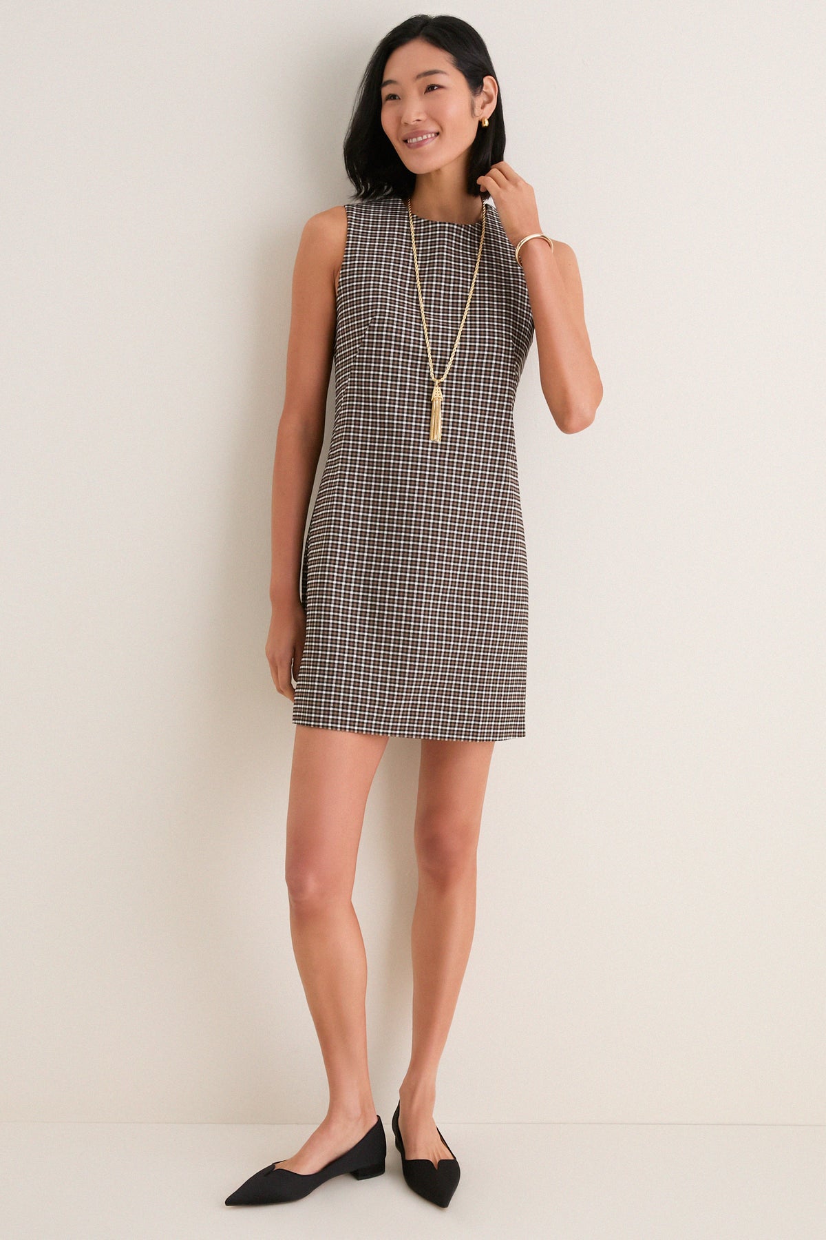 Foxhall Check Yvette Mini Dress
