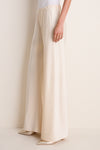 Champagne Double Face Satin Colby Pant