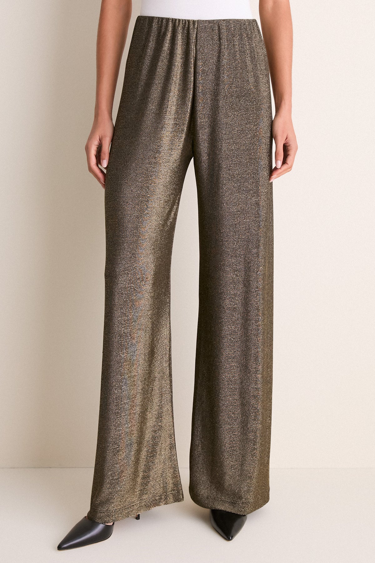 Gold Metallic Deja Pants