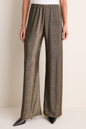 Gold Metallic Deja Pants