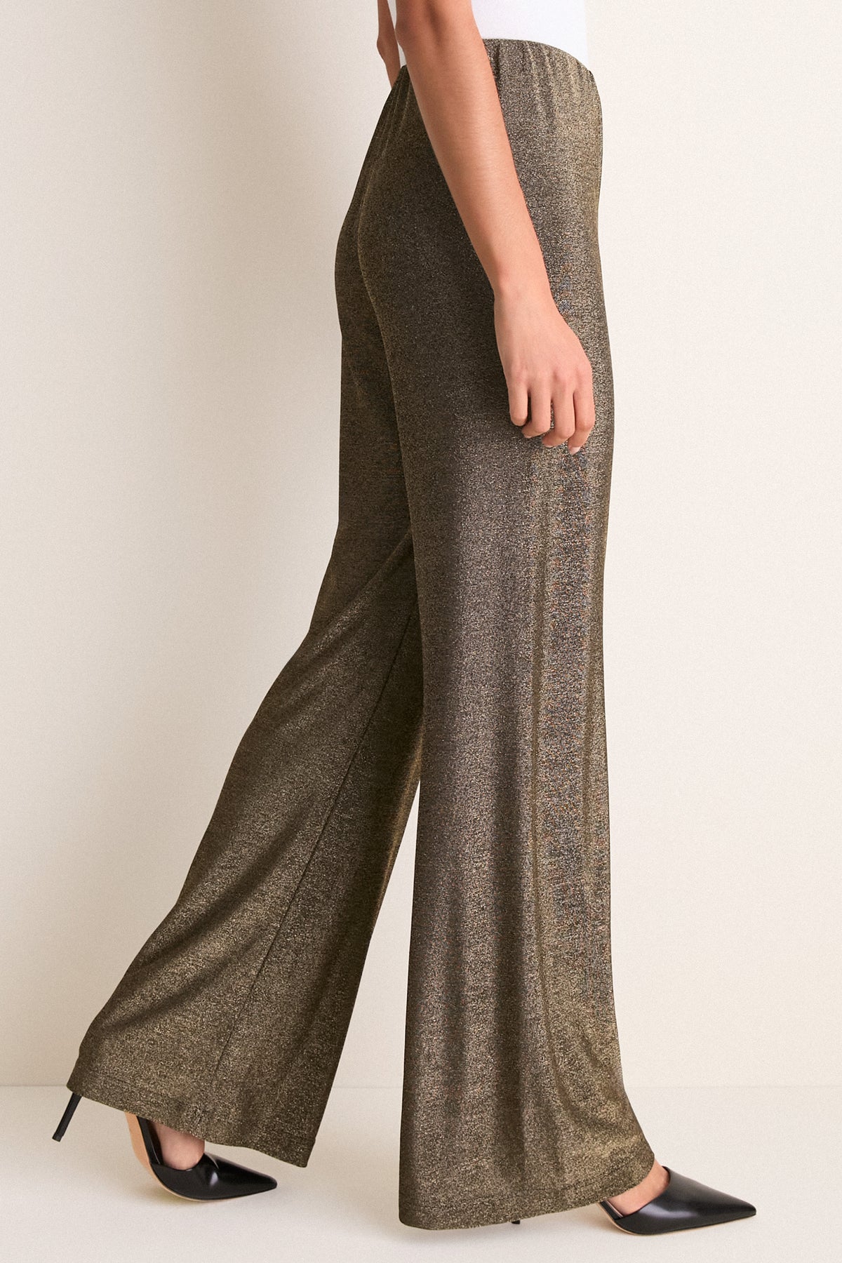 Gold Metallic Deja Pants