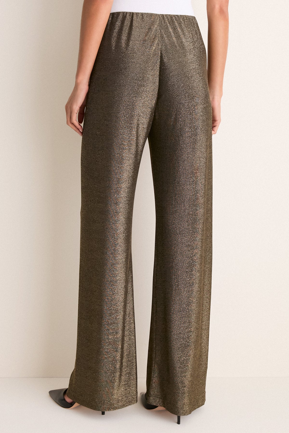 Gold Metallic Deja Pants