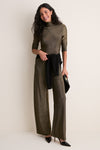 Gold Metallic Deja Pants