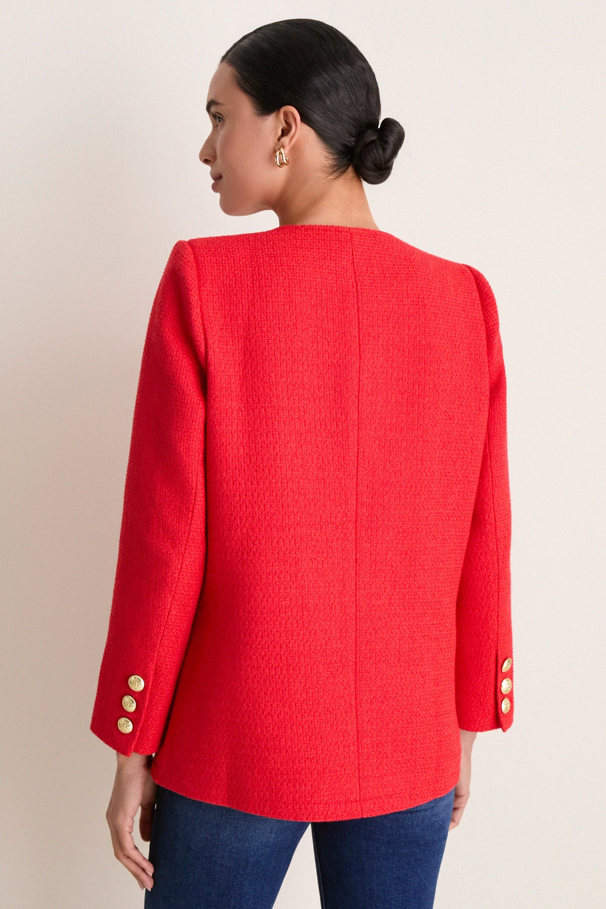Red Tweed Jennings Jacket