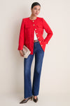 Red Tweed Jennings Jacket