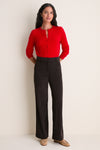 Dark Chocolate Brown Wide Wale Corduroy Hunter Pants