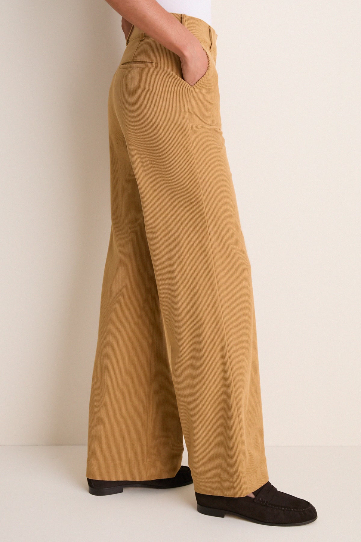 Tan Wide Wale Corduroy Hunter Pants