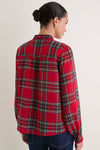 Madison Plaid Brianna Bow Blouse