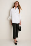 Black Embellished Audrey Pant