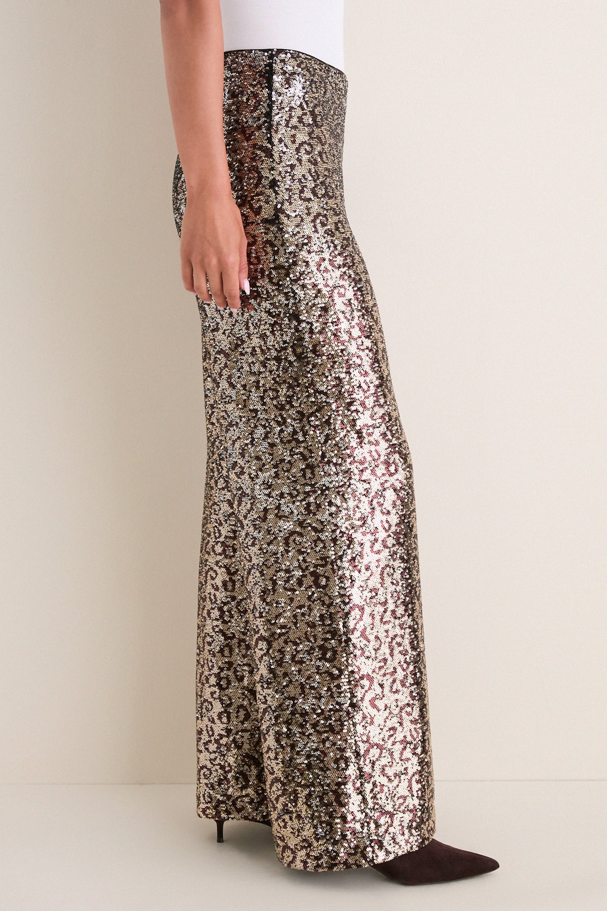 Leopard Sequin Tatum Pants