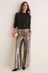 Leopard Sequin Tatum Pants