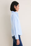 French Blue Wrinkle Resistant Elle Slim Button Down