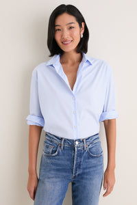 French Blue Classic Cotton Nadine Button Down