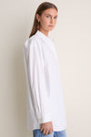 White Cotton Oxford Chandler Boyfriend Button Down
