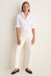 White Classic Cotton Nadine Button Down