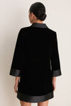Black Velvet Collier Dress