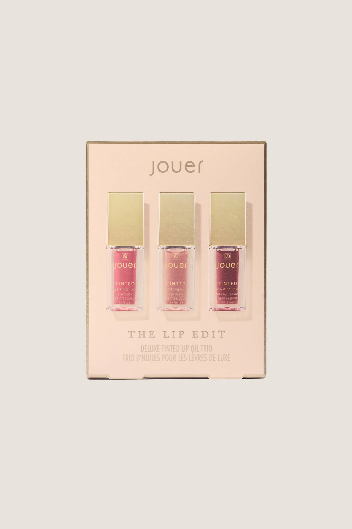 The Lip Edit Deluxe Tinted Lip Oil Trio