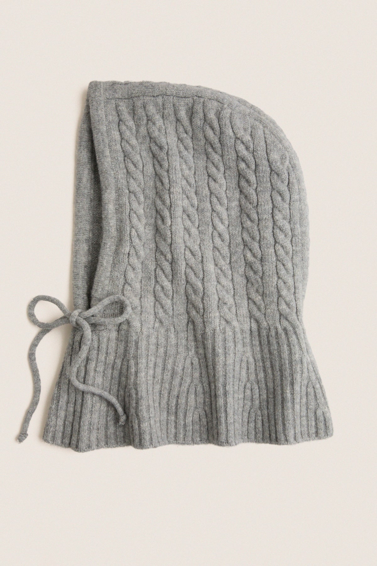 Gray Knit Balaclava