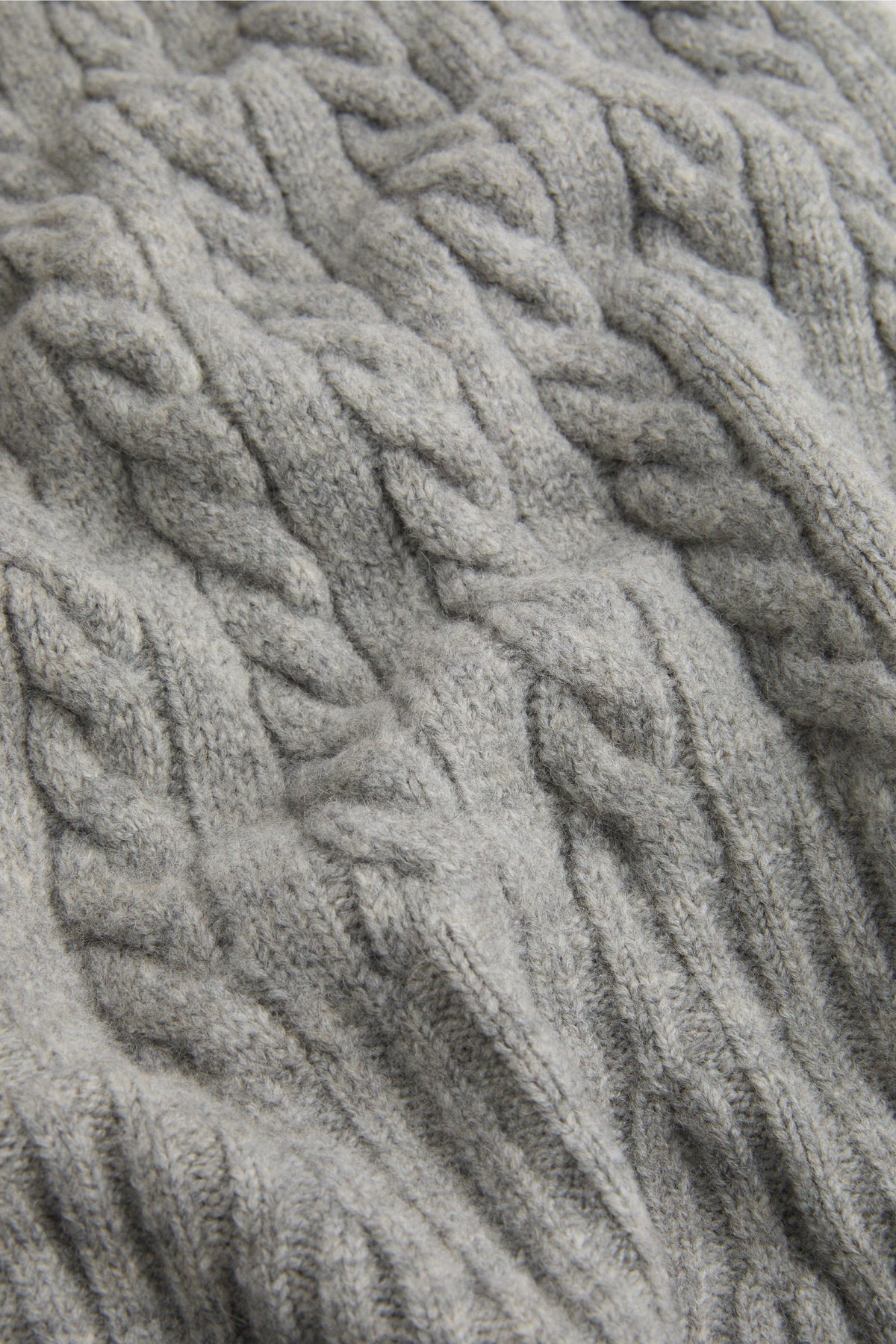 Gray Knit Balaclava