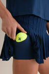 Navy Cane 13 Inch Williams Tennis Skirt