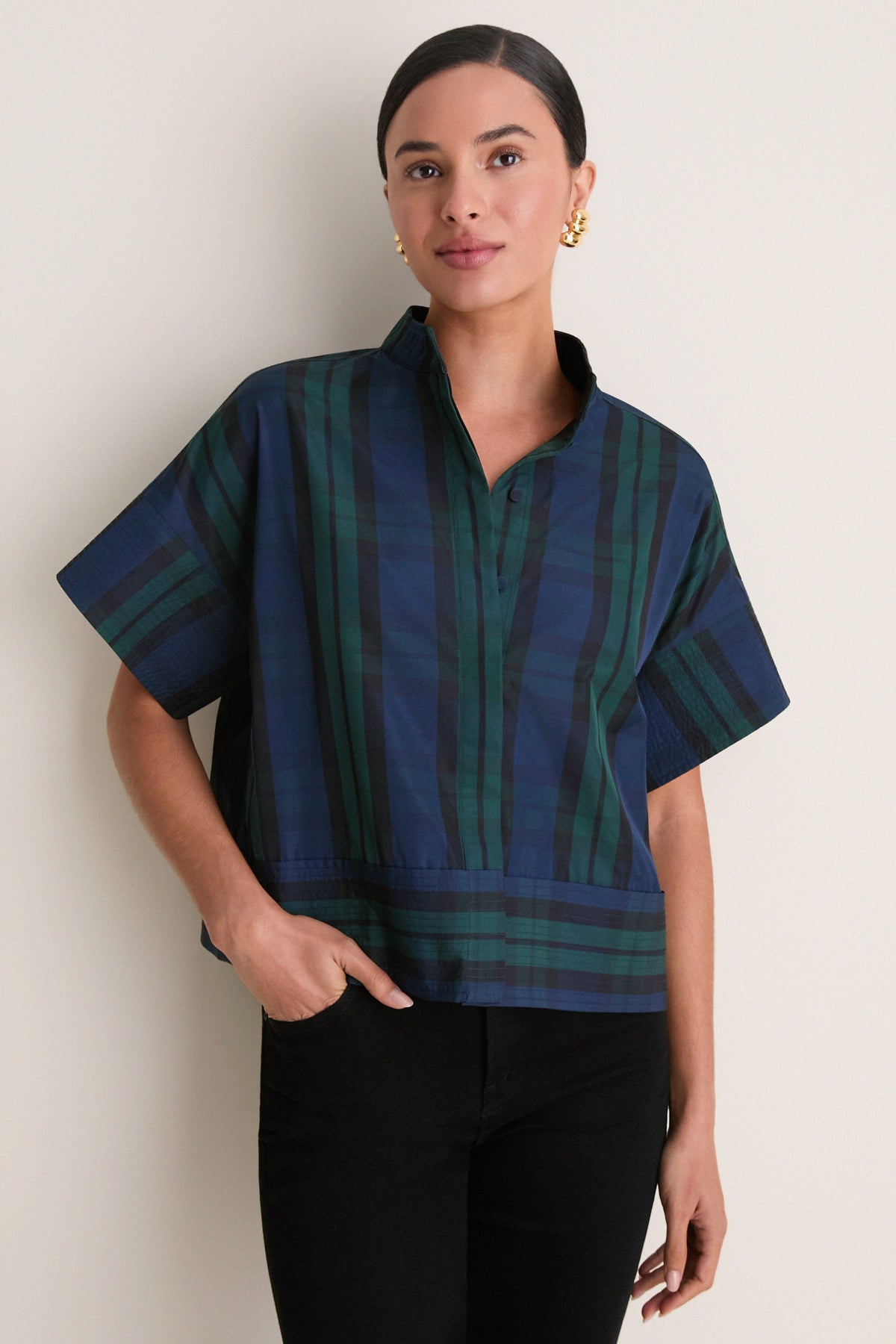 Blackwatch Taffeta Sofia Shirt