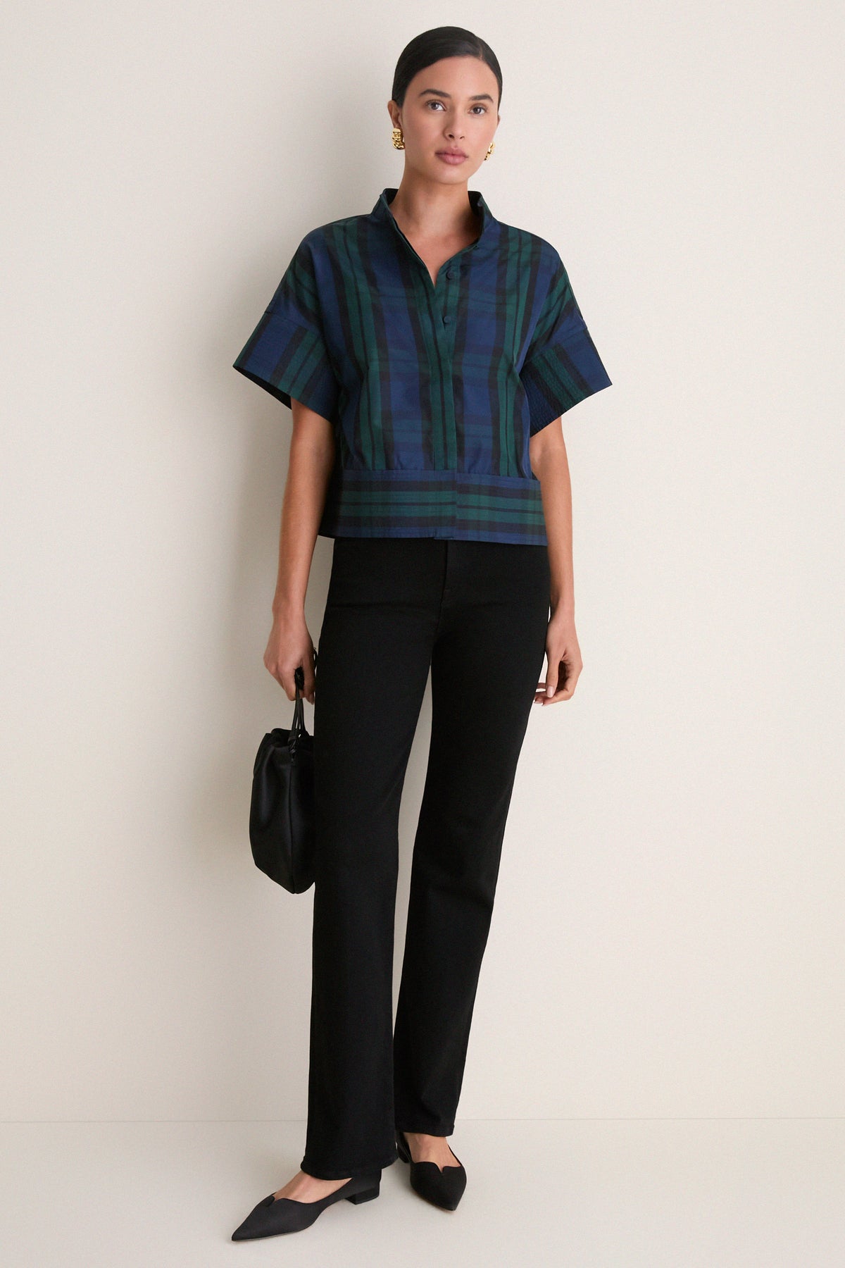 Blackwatch Taffeta Sofia Shirt