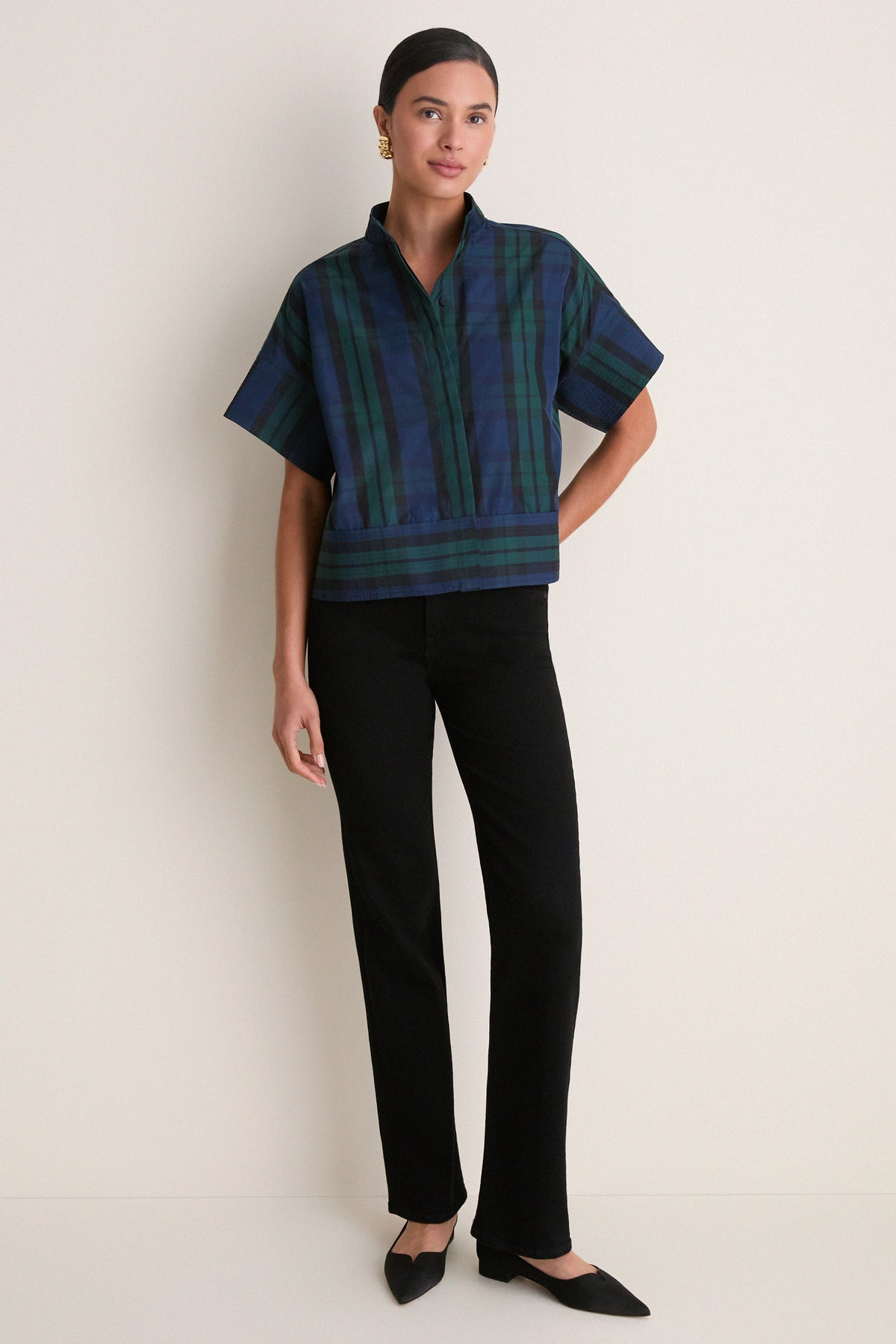 Blackwatch Taffeta Sofia Shirt