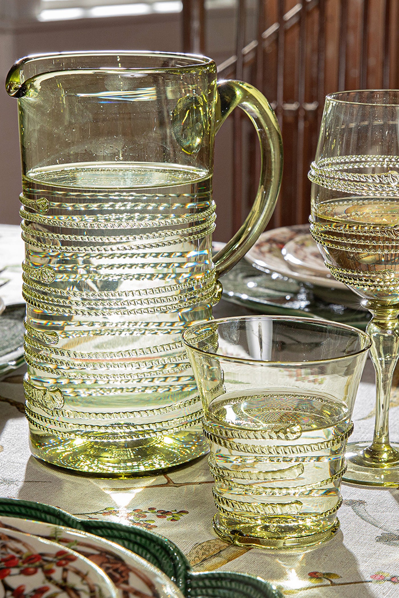 Green Ella Pitcher