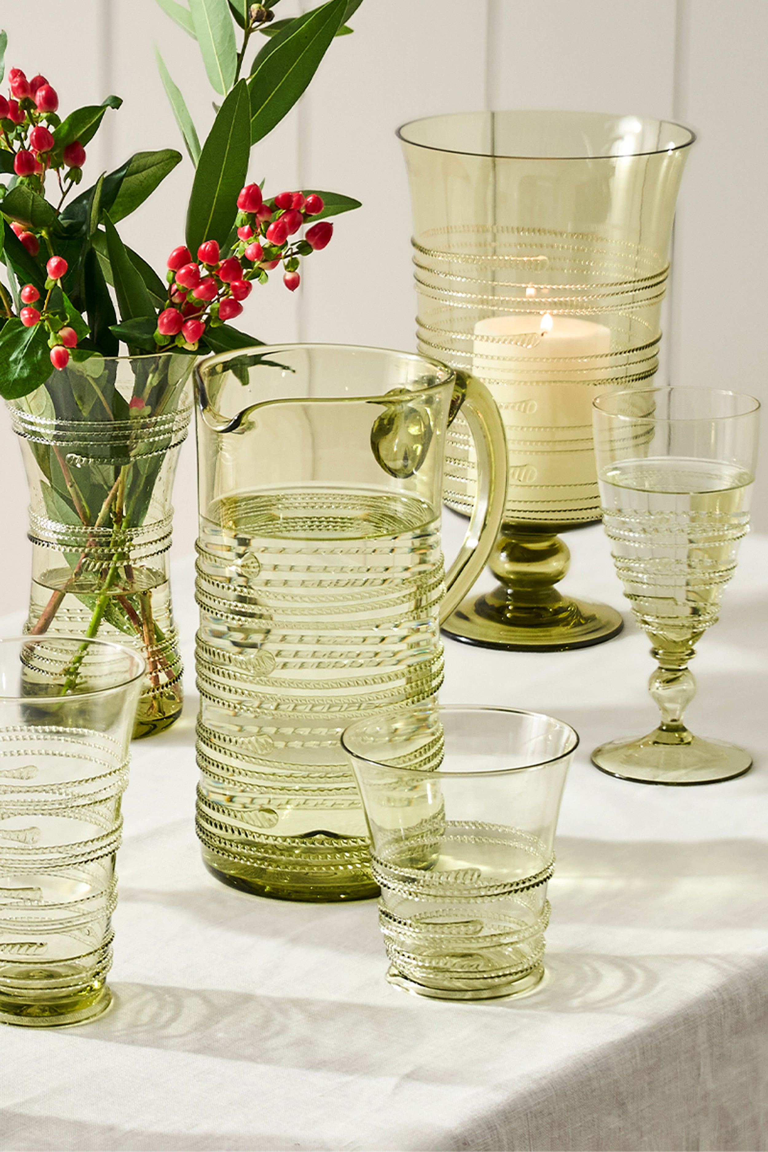 Green Ella Pitcher