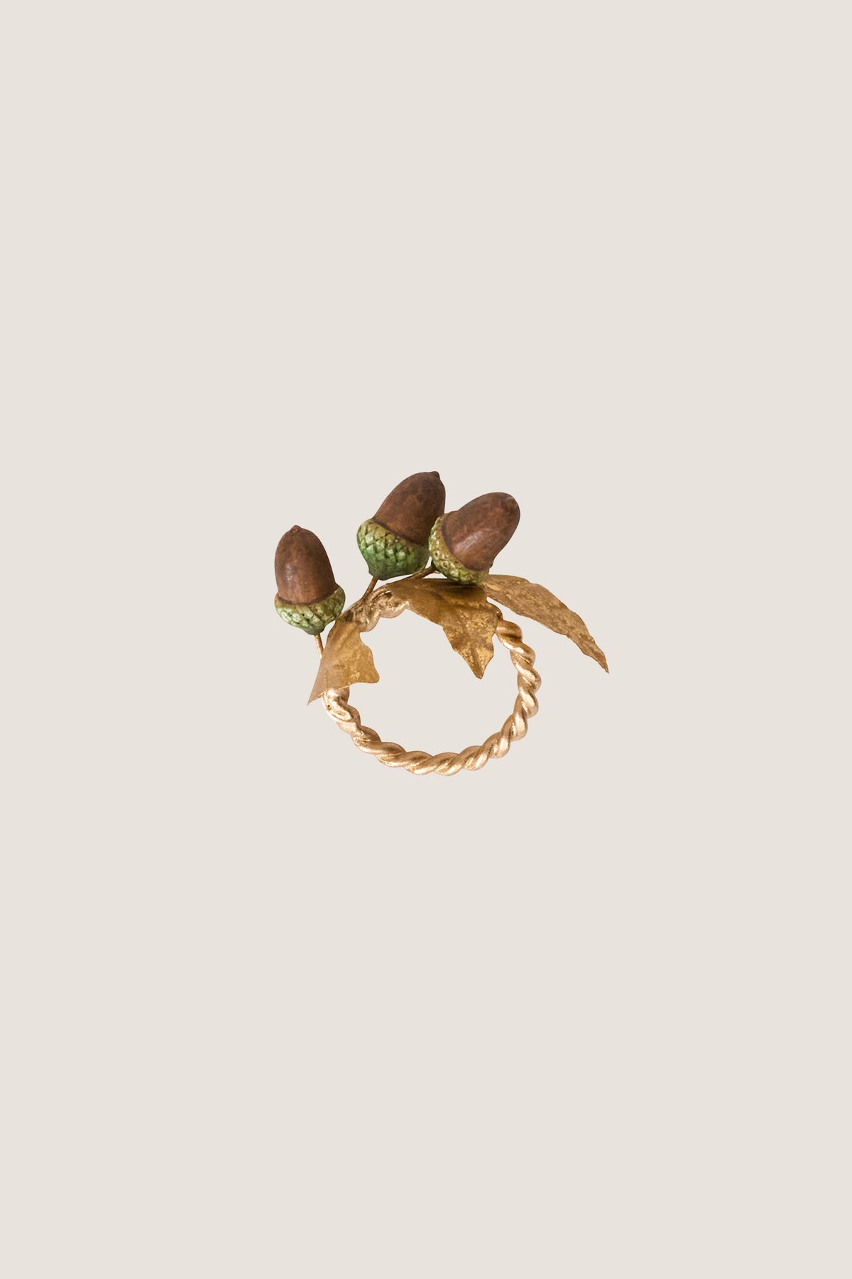 Forest Walk Acorn Napkin Ring (Set of 4)