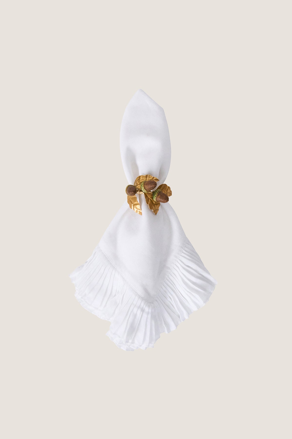 Forest Walk Acorn Napkin Ring (Set of 4)