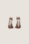 Brown Fox Salt and Pepper Shakers (Set of 2)