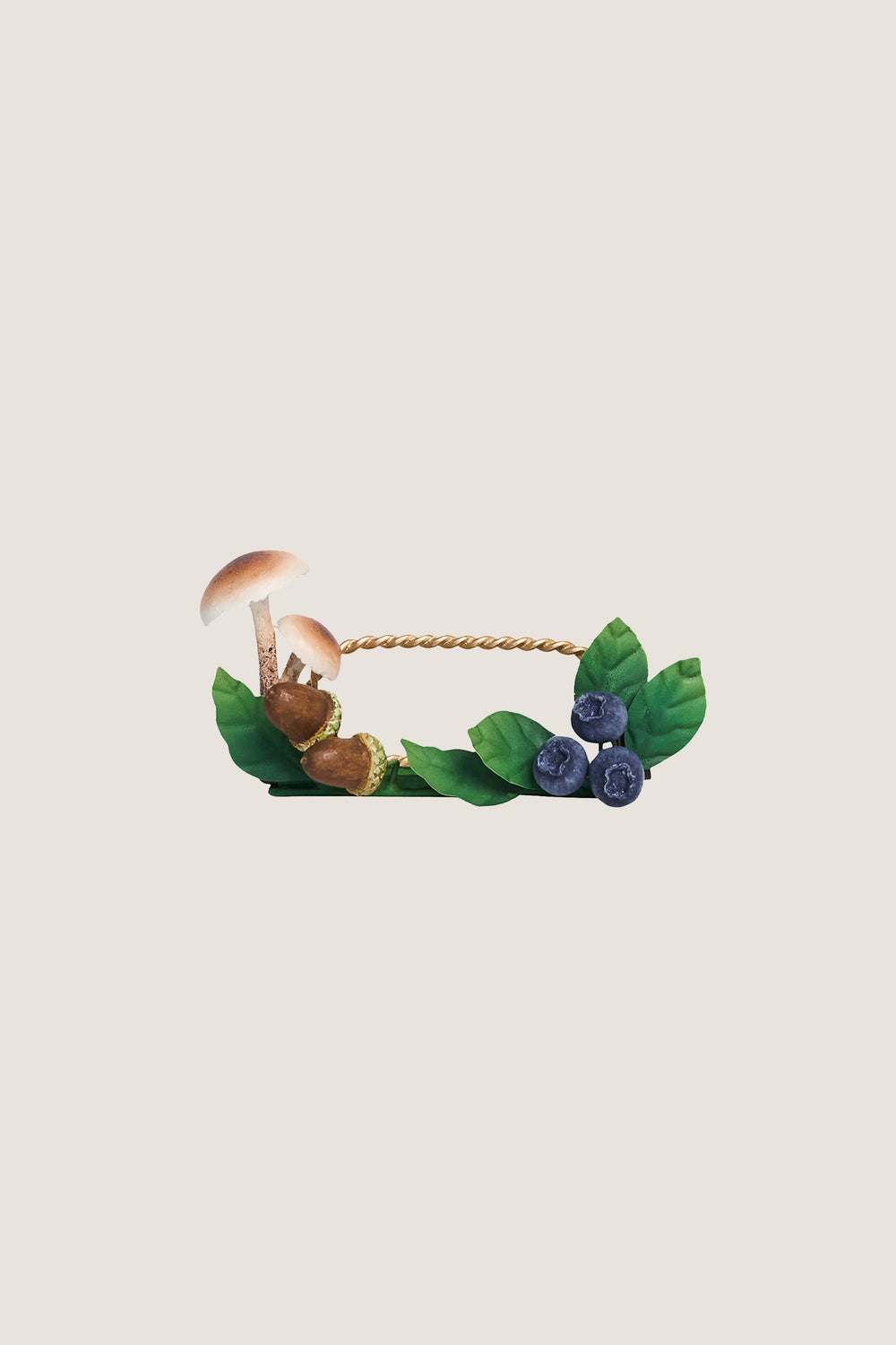 Forest Walk Mushroom and Acorn Place Card Holder (Set of 4)