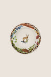 Forest Walk Animal Dessert-Salad Plate Assorted (Set of 4)