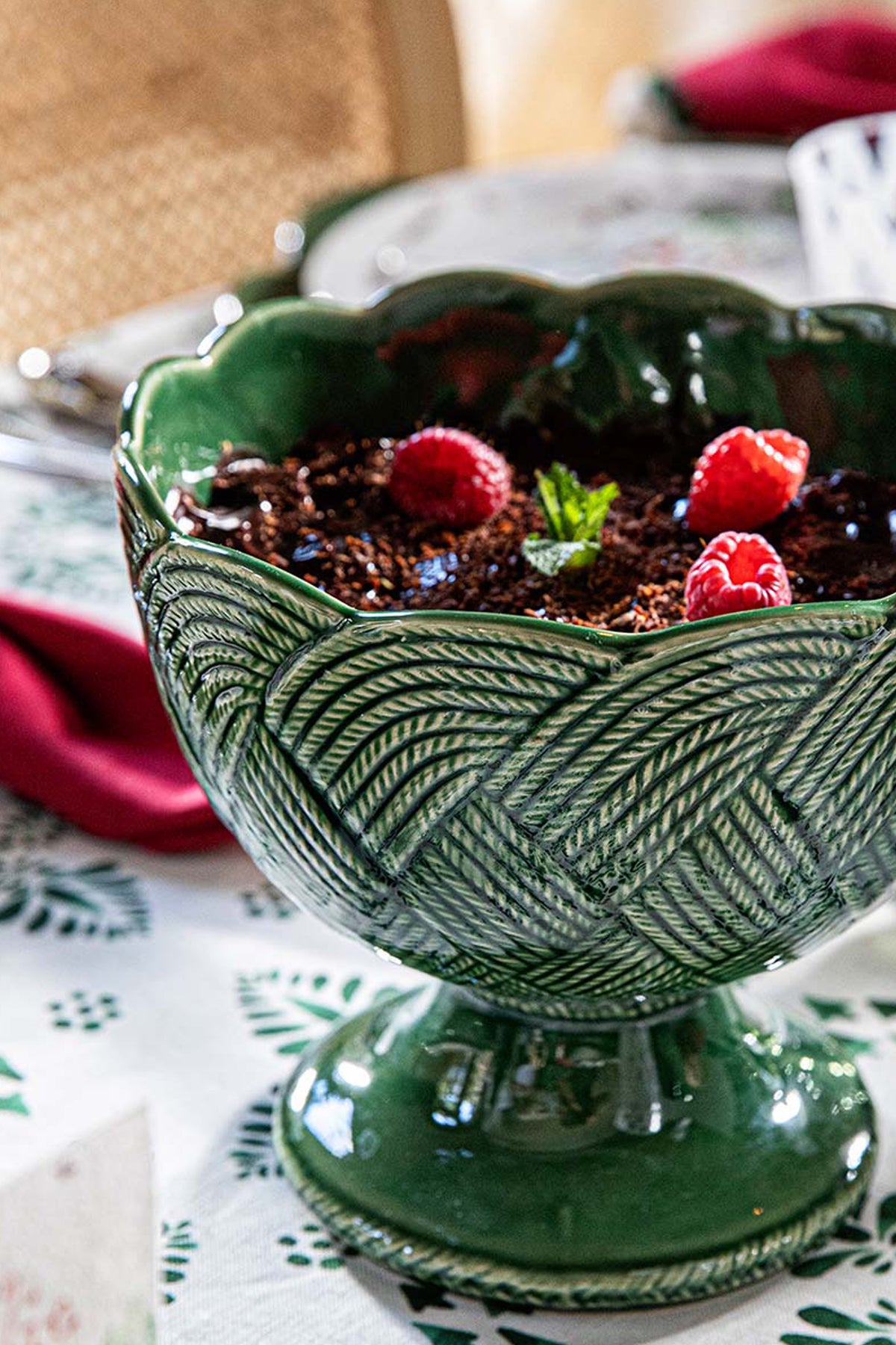 Basil Le Panier Mystic Knot Footed Bowl